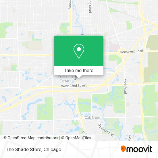 The Shade Store map