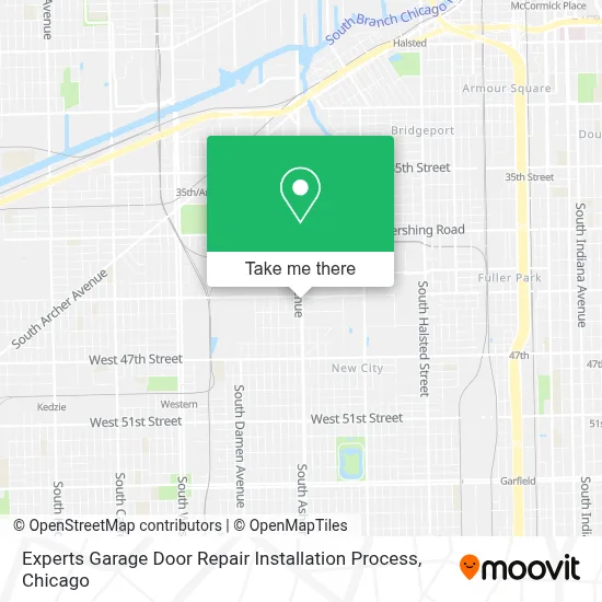 Experts Garage Door Repair Installation Process map