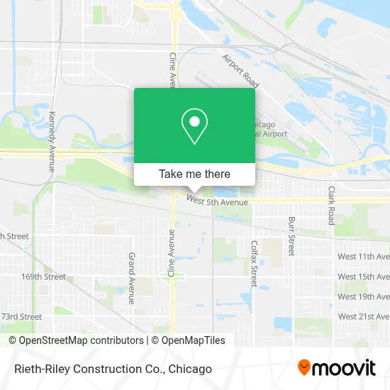 Rieth-Riley Construction Co. map