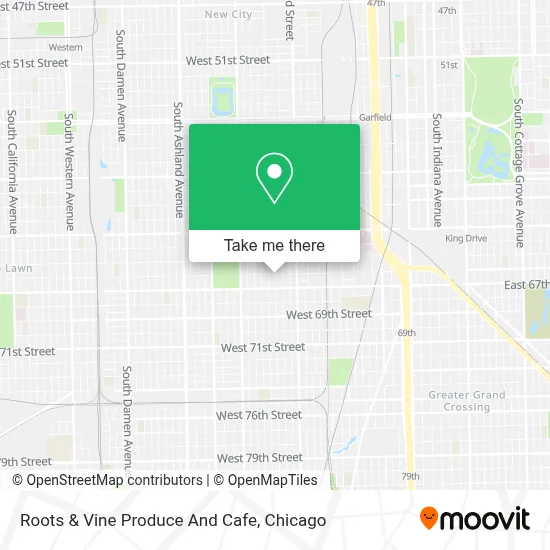 Roots & Vine Produce And Cafe map