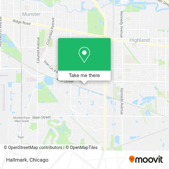 Hallmark map