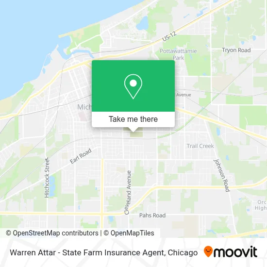 Warren Attar - State Farm Insurance Agent map