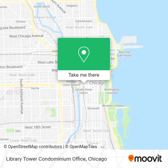 Library Tower Condominium Office map