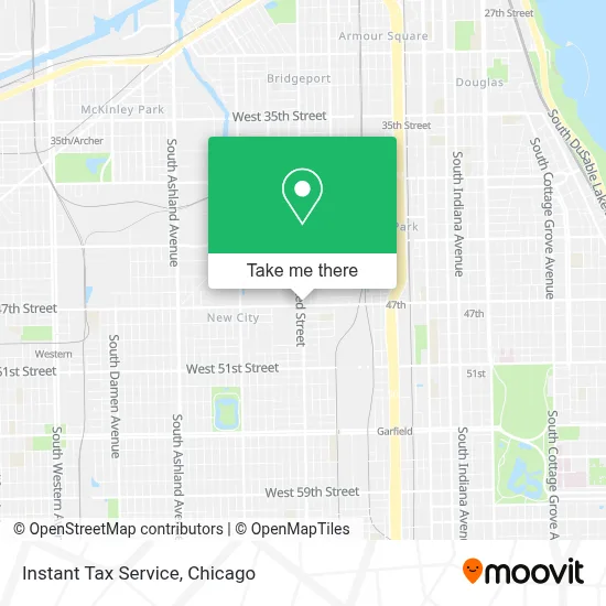 Instant Tax Service map