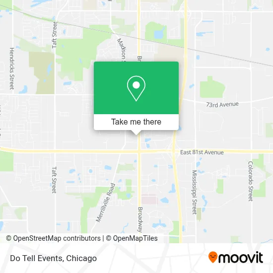 Do Tell Events map