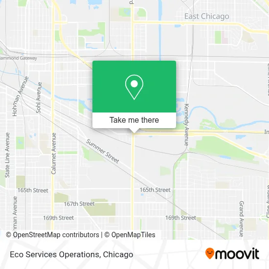 Eco Services Operations map