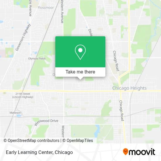 Early Learning Center map