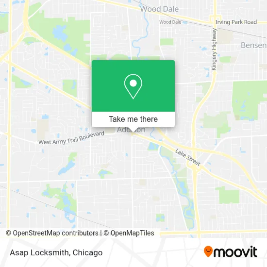 Asap Locksmith map