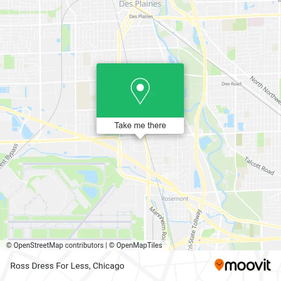 Ross Dress For Less map