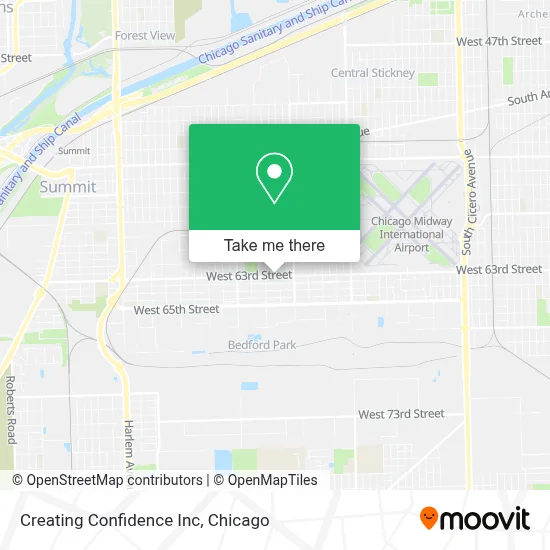 Creating Confidence Inc map