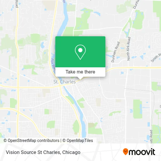 Vision Source St Charles map
