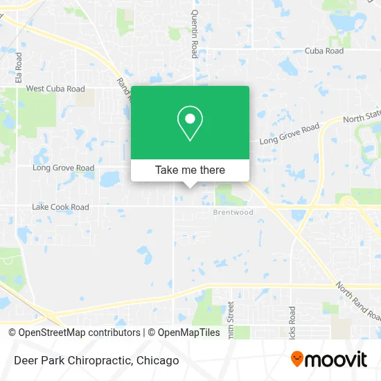 Deer Park Chiropractic map