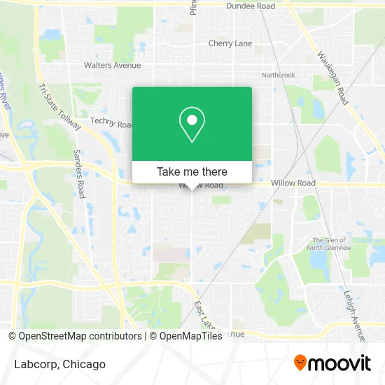 Labcorp map