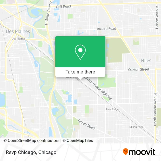 Rsvp Chicago map