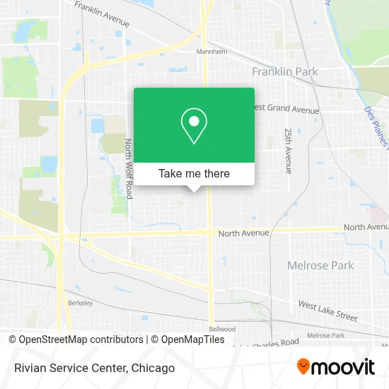 Rivian Service Center map