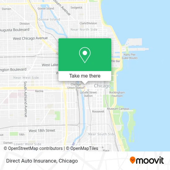 Direct Auto Insurance map