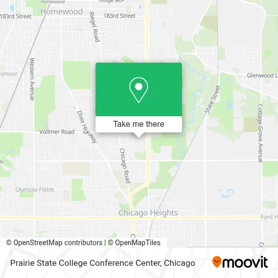Prairie State College Conference Center map