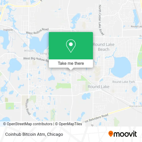 Coinhub Bitcoin Atm map