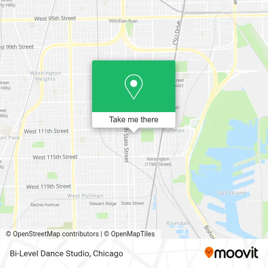 Bi-Level Dance Studio map