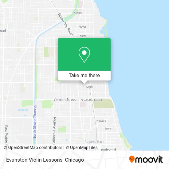 Evanston Violin Lessons map