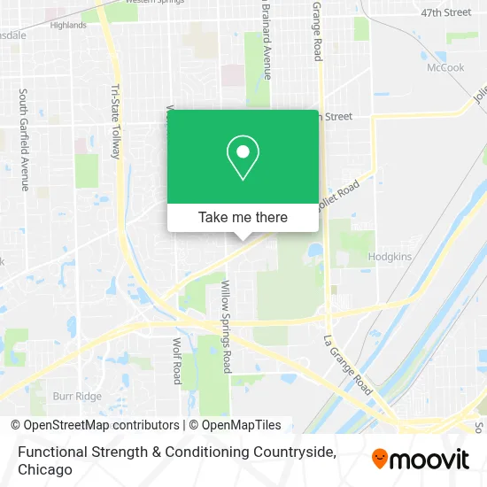 Functional Strength & Conditioning Countryside map
