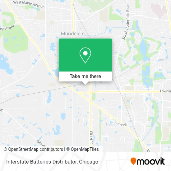 Interstate Batteries Distributor map