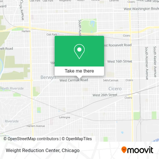 Weight Reduction Center map