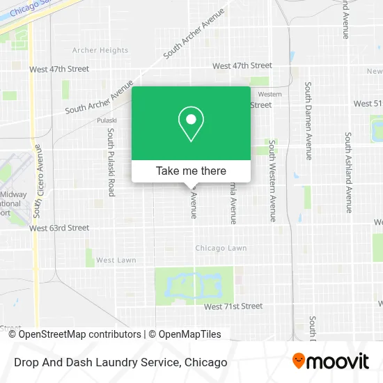Drop And Dash Laundry Service map