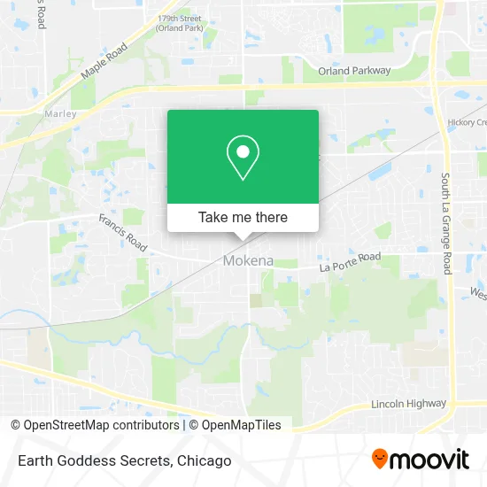 Earth Goddess Secrets map
