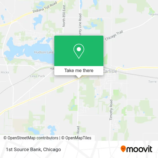1st Source Bank map
