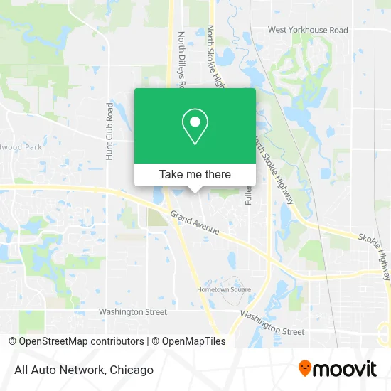 All Auto Network map