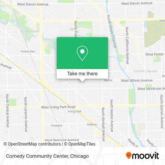Comedy Community Center map