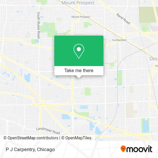 P J Carpentry map