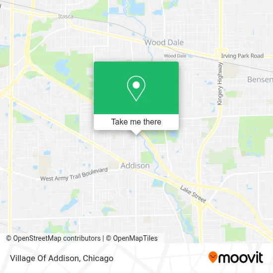 Village Of Addison map