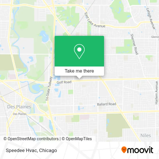 Speedee Hvac map