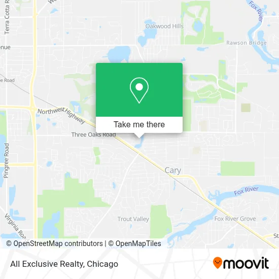 All Exclusive Realty map