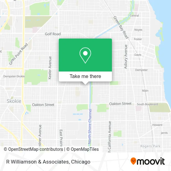 R Williamson & Associates map