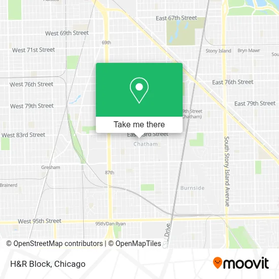 H&R Block map