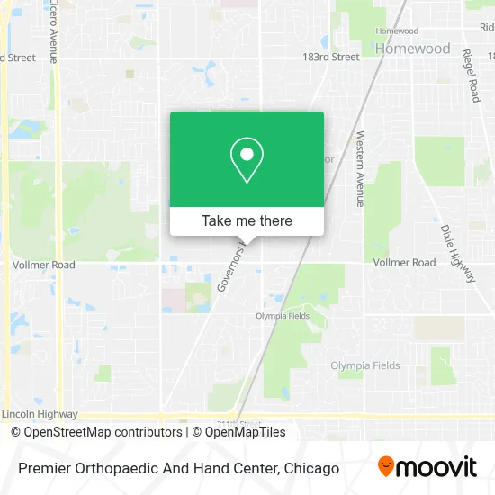 Premier Orthopaedic And Hand Center map