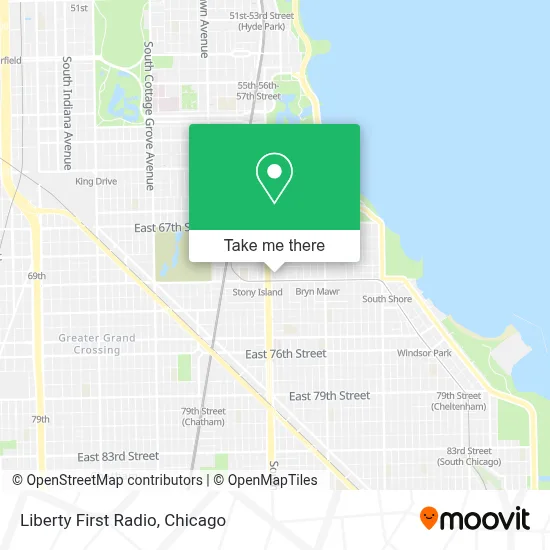 Liberty First Radio map