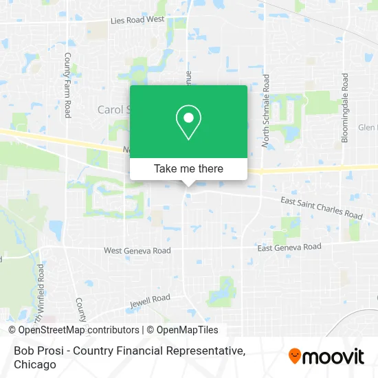 Bob Prosi - Country Financial Representative map