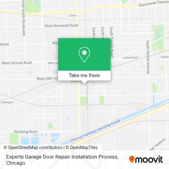 Experts Garage Door Repair Installation Process map