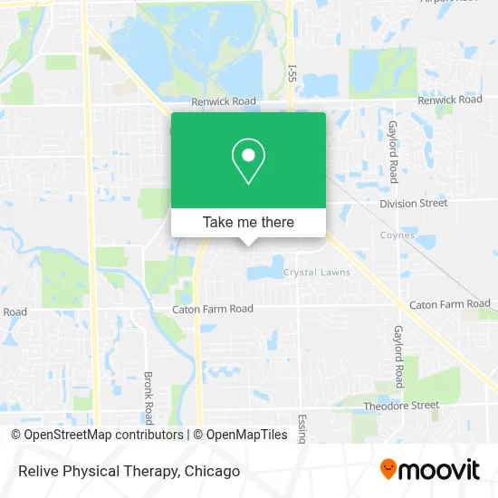 Relive Physical Therapy map
