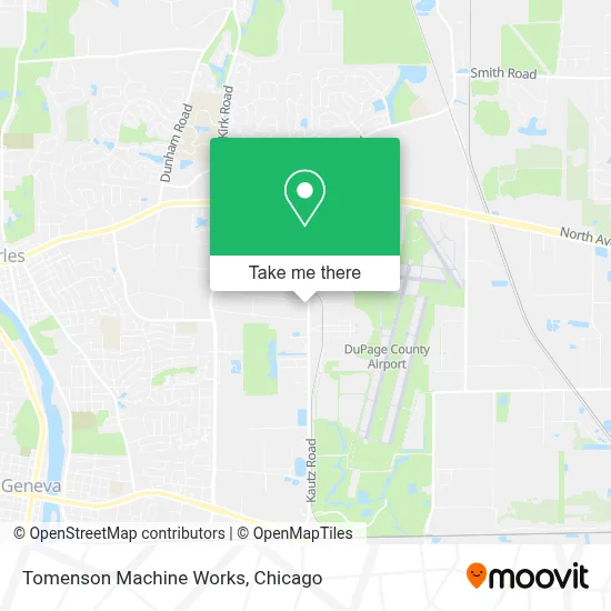 Tomenson Machine Works map