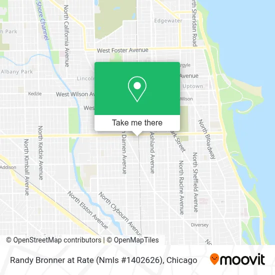 Randy Bronner at Rate (Nmls #1402626) map