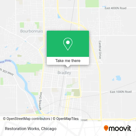 Restoration Works map