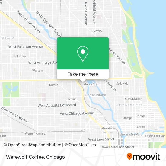 Werewolf Coffee map