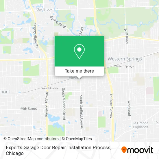 Experts Garage Door Repair Installation Process map