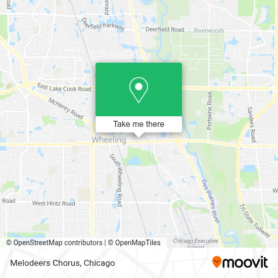 Melodeers Chorus map