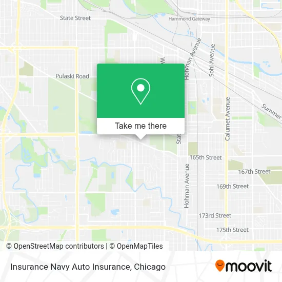 Insurance Navy Auto Insurance map